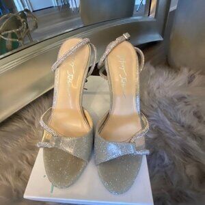 Betsey Johnson Rhinestone Embellished Heels - Size 6.5